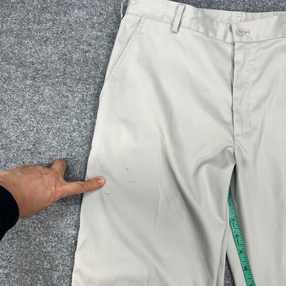 Nike Golf Pants Mens 32x32 Dri Fit Tech Flat Front Straight Leg Stretch Chino - Picture 6 of 14